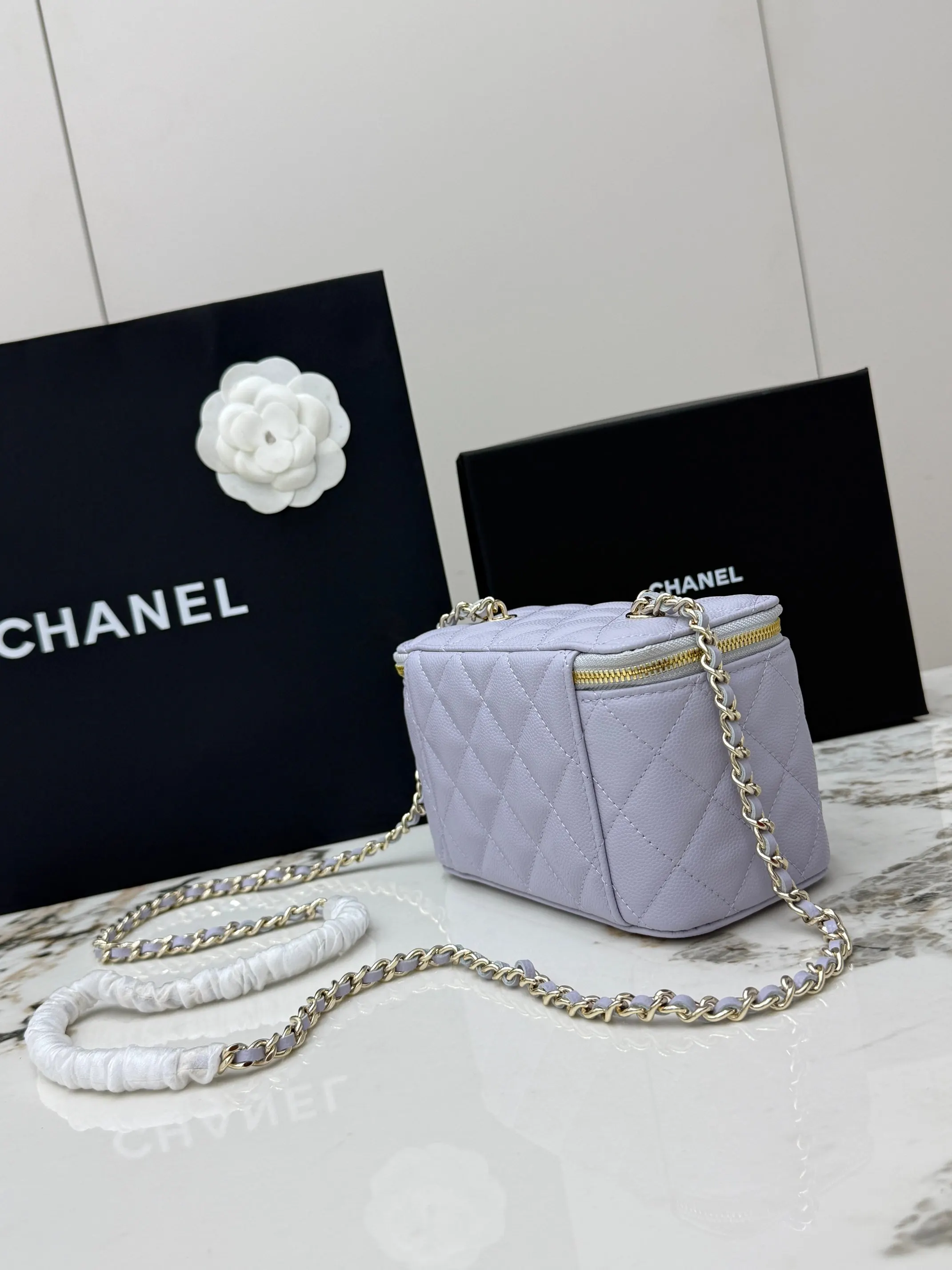 CHANEL 金色 牛皮 鏈條包 精致鏈條款