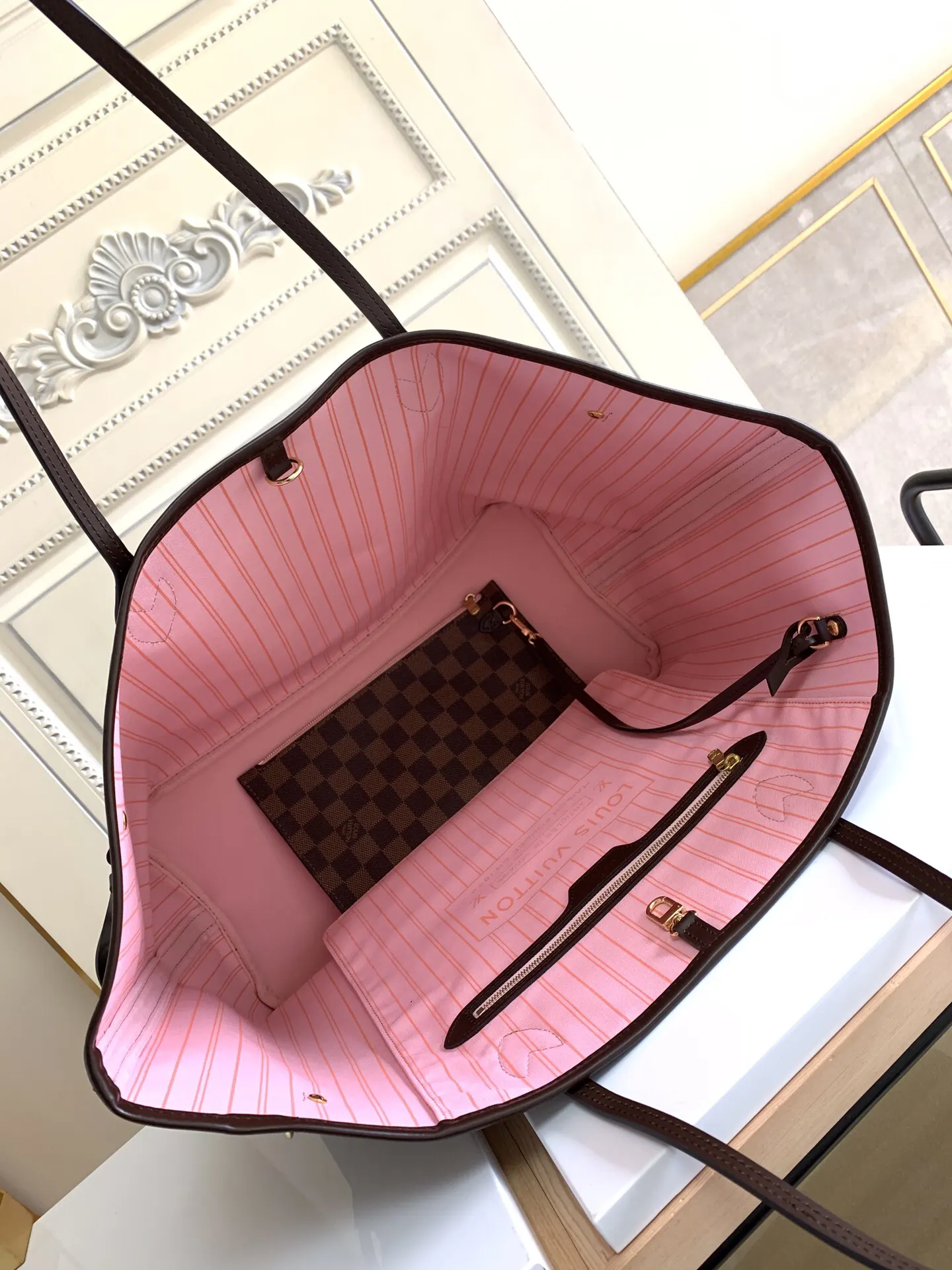 Louis Vuitton Clutch Bag Canvas