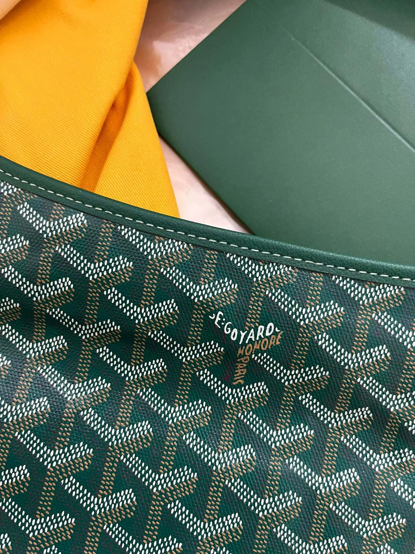 Goyard Hobo 綠色 腋下包 復古腋下背款