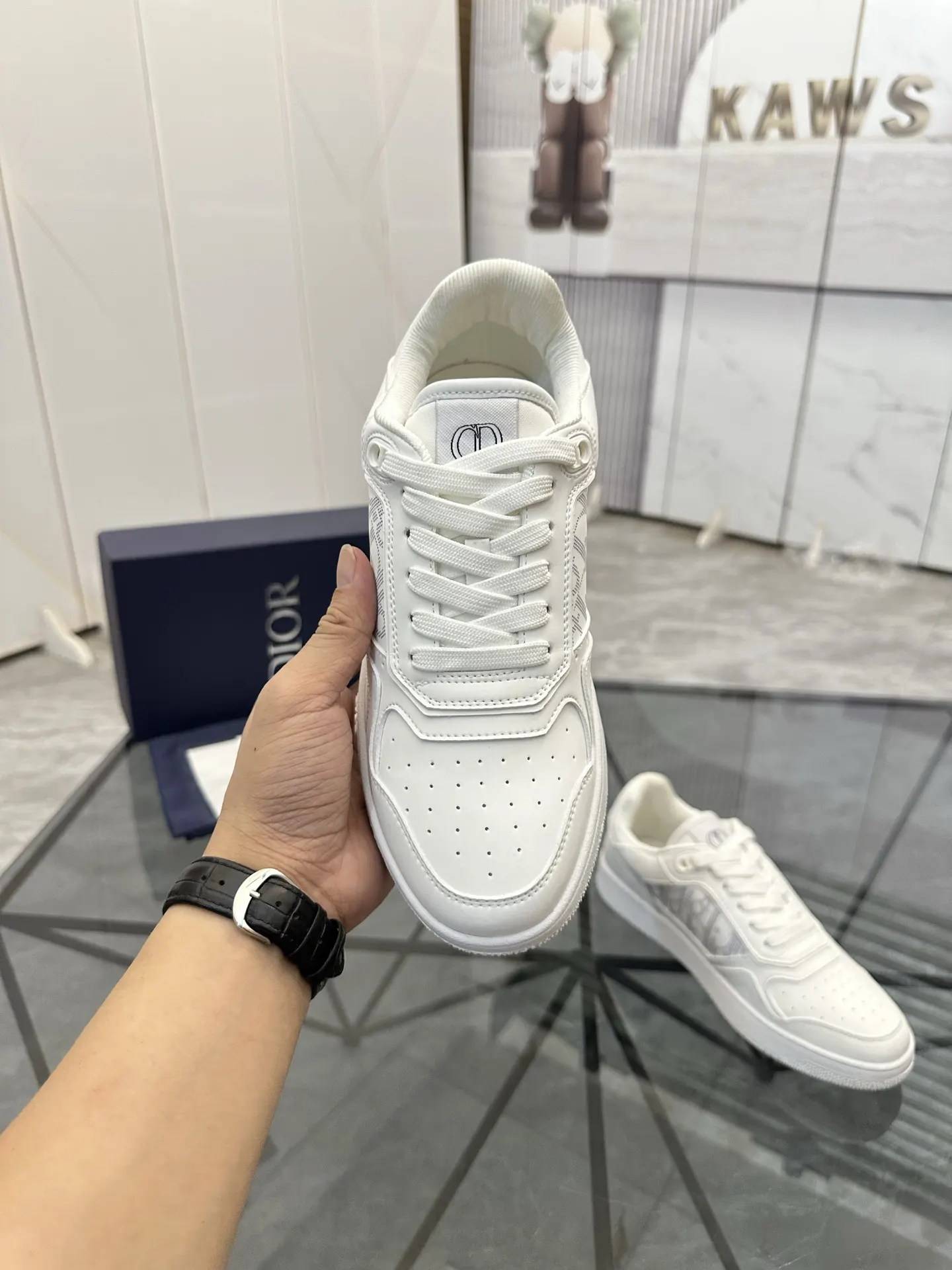 Dior cowhide casual shoes, comfortable and versatile