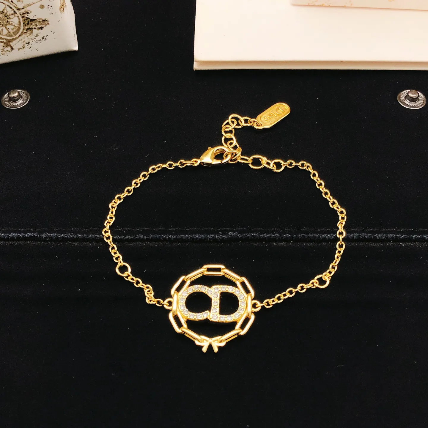 Dior 圆形 手链 日常叠戴
