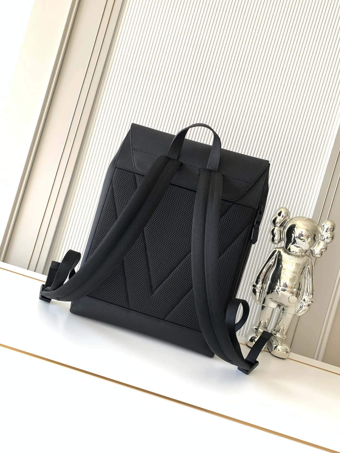Louis Vuitton Black Backpack Leather