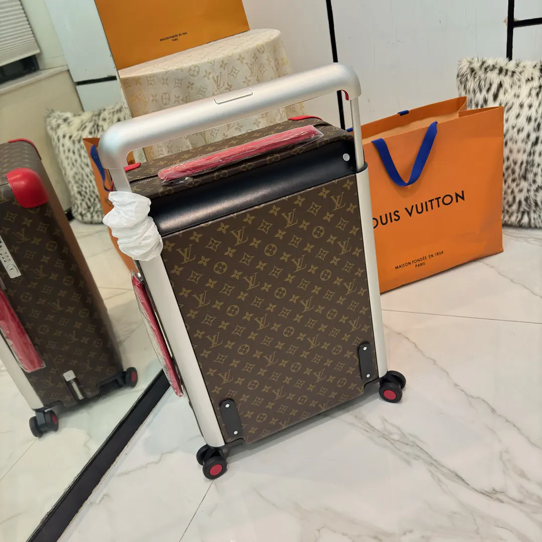 LV Horizon 棕紅配色拉桿箱 旅行出行款(數字2) LV Horizon 棕紅配色拉桿箱 旅行出行款(數字2)