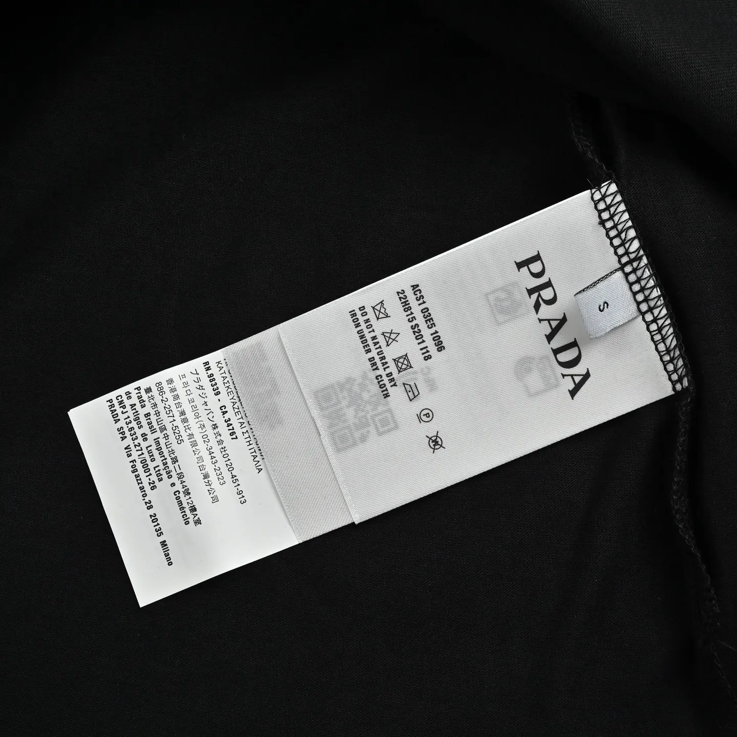 PRADA 25SS 三角标 短袖T恤 休闲百搭款