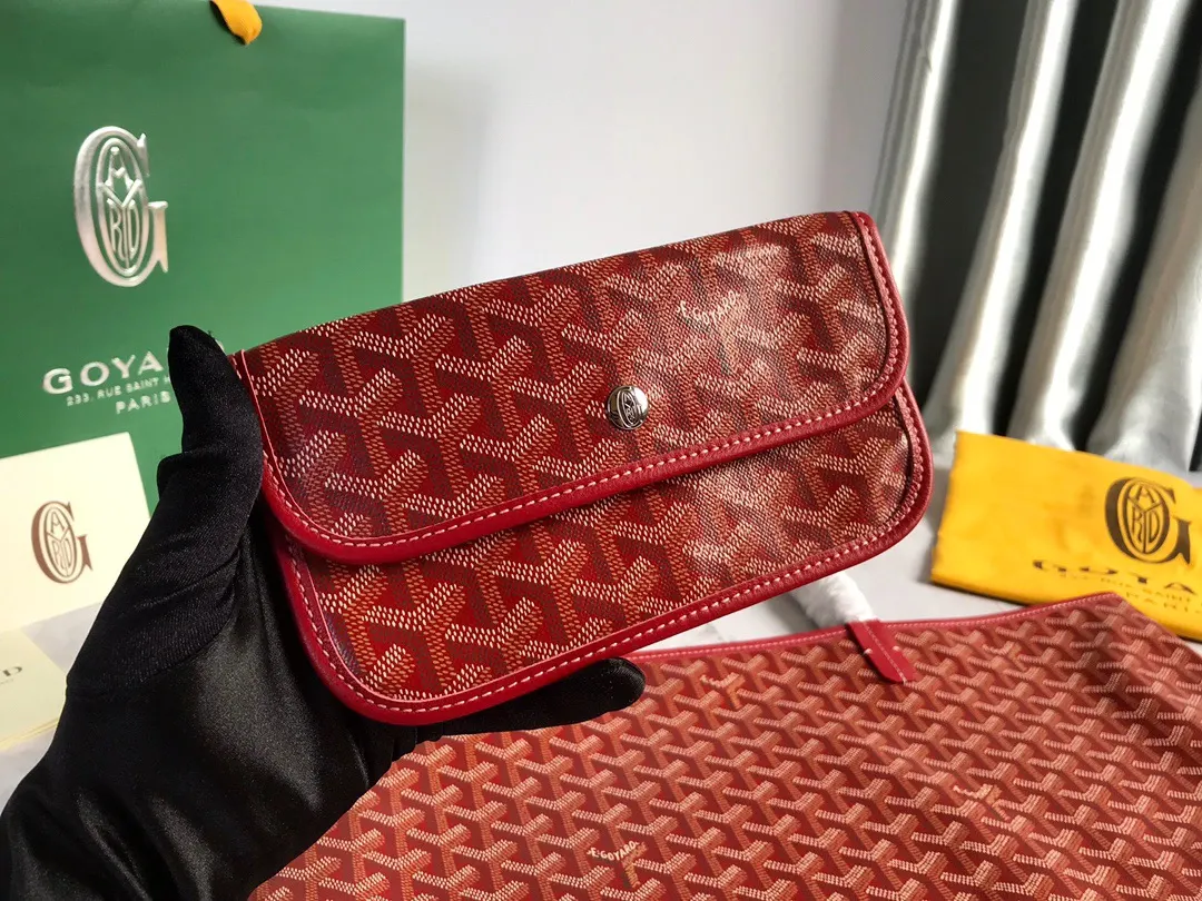 Goyard 白色 深蓝 小牛皮 托特包 大容量托特款