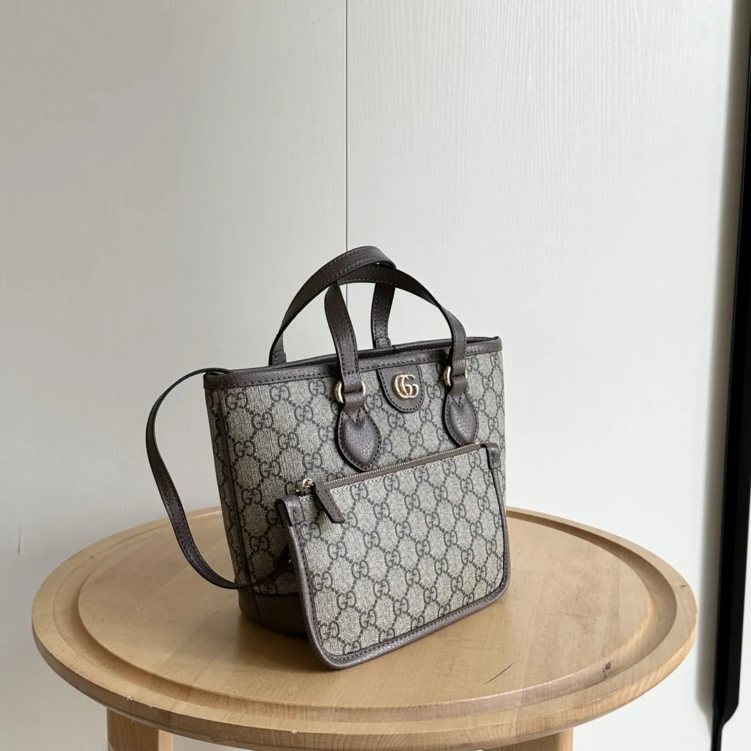 Gucci GG Supreme Ophidia 老花托特包 手提單肩