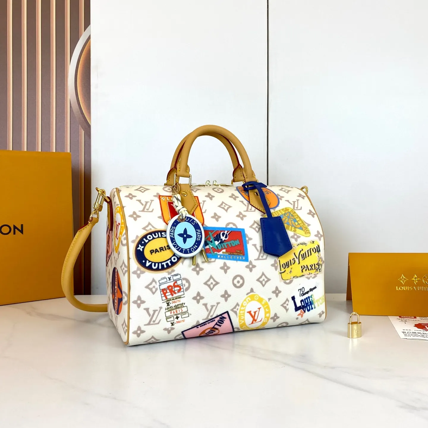 LV Speedy 牛皮 收纳包 旅行收纳款