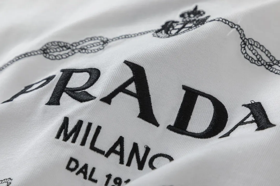 Prada 2024SS Logo 字母 短袖T恤