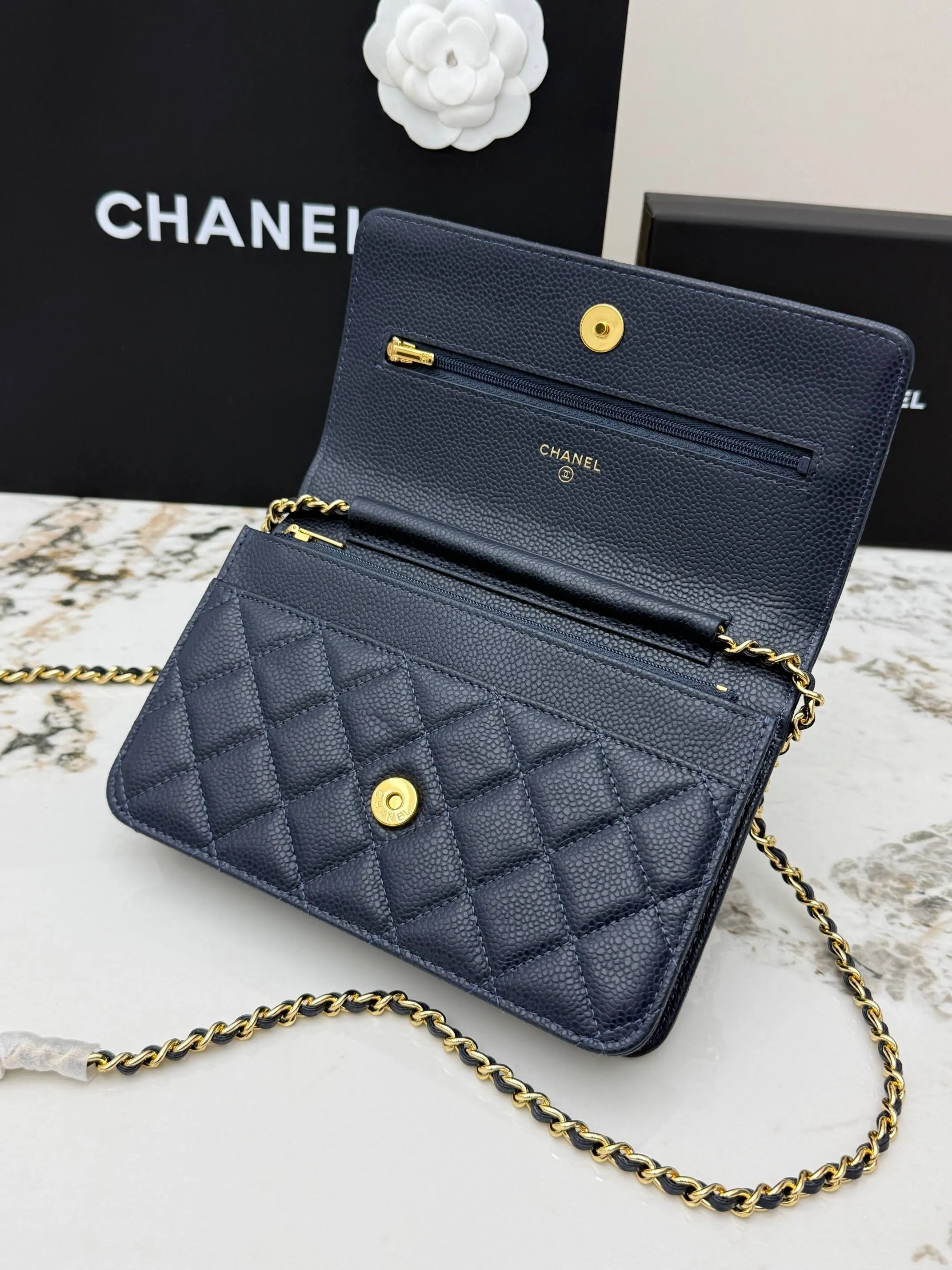 CHANEL 小牛皮 链条包 精致链条款
