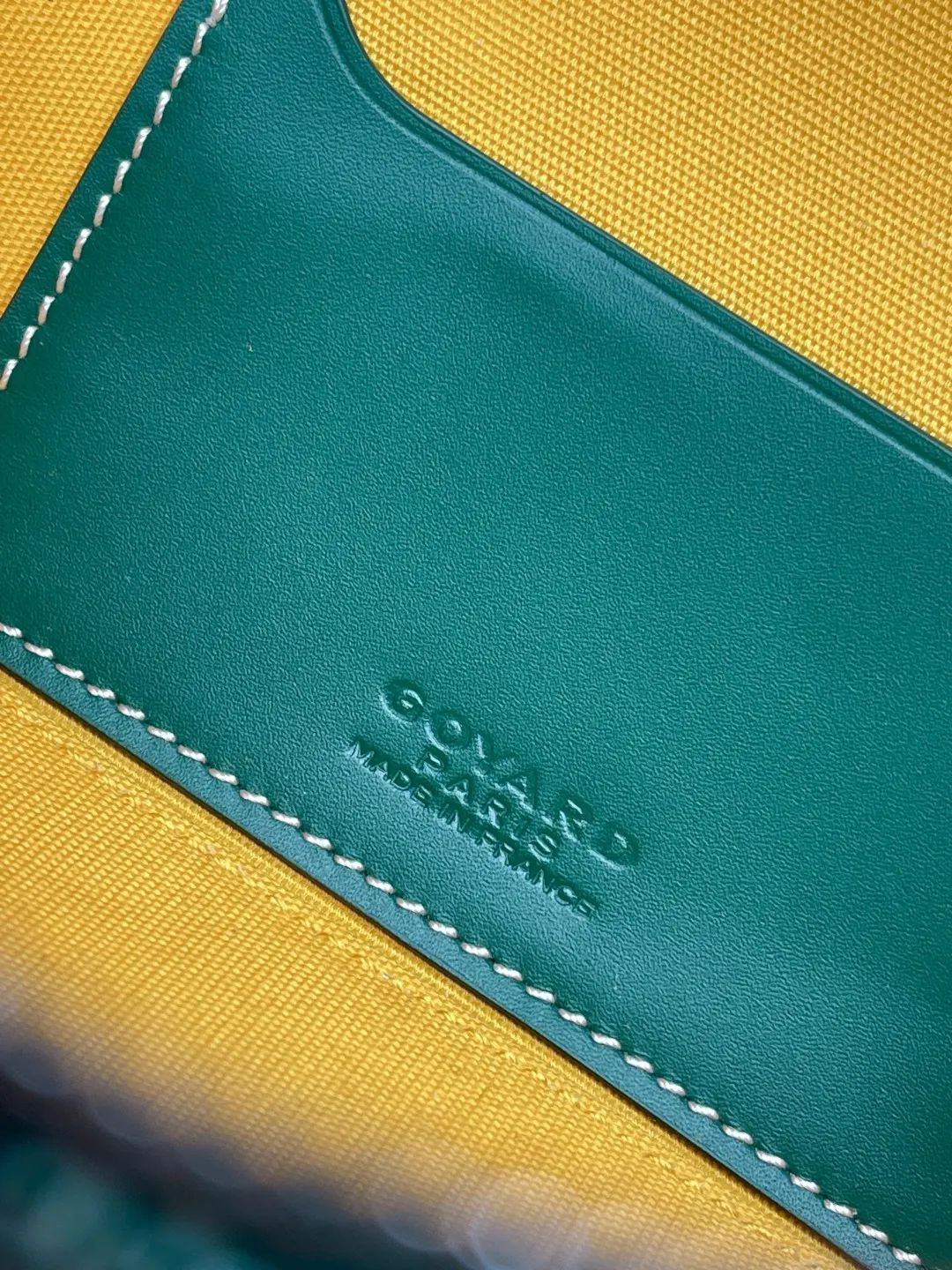 Goyard 綠色 墨綠 小牛皮 化妝包 便携收納款