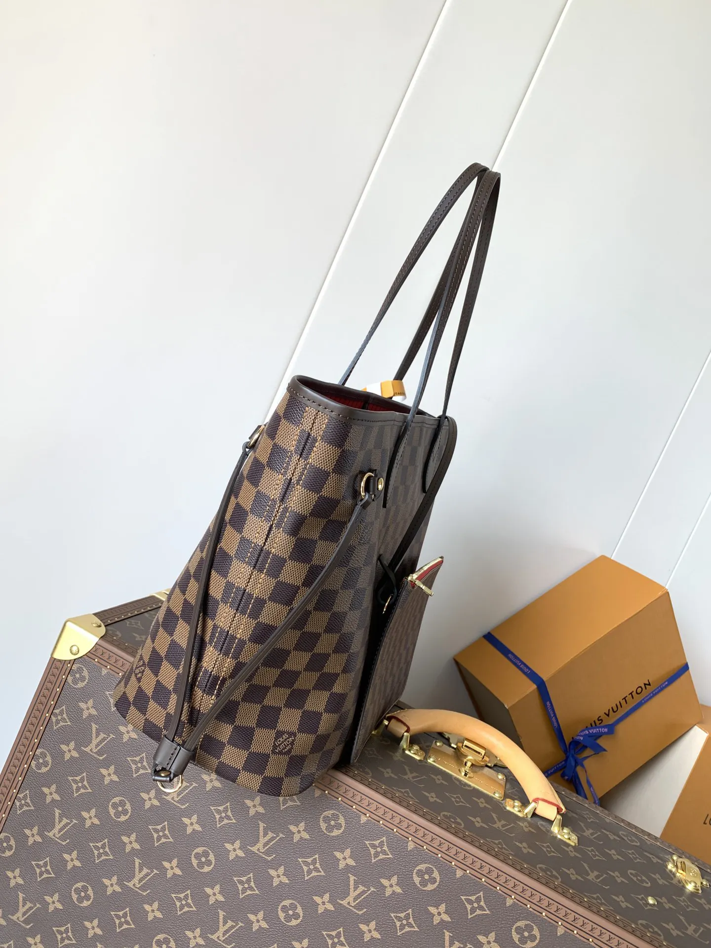Neverfull 牛皮 托特包 大容量托特款