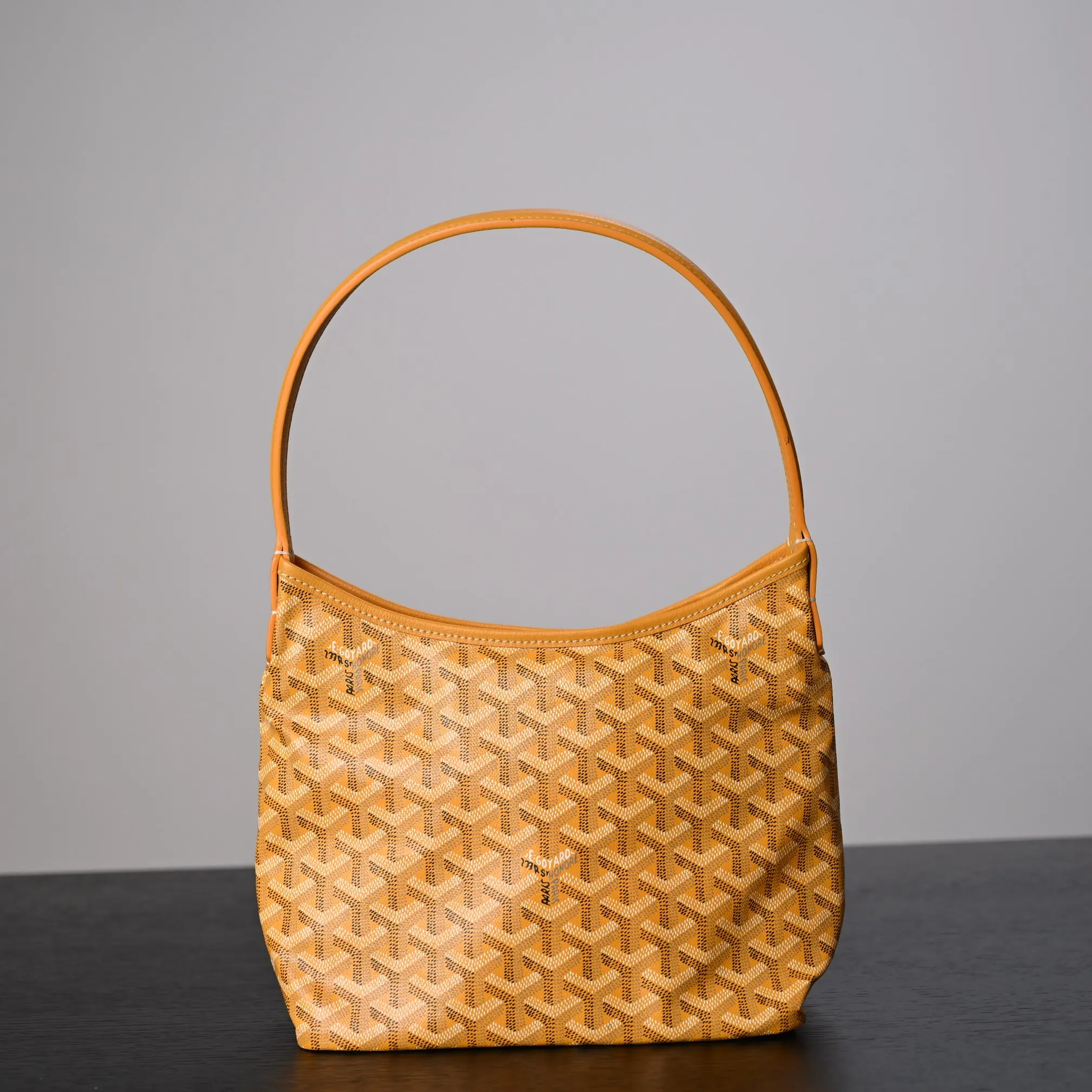 Yellow Tote Bag Leather Image 9 Yellow Tote Bag Leather Image 9