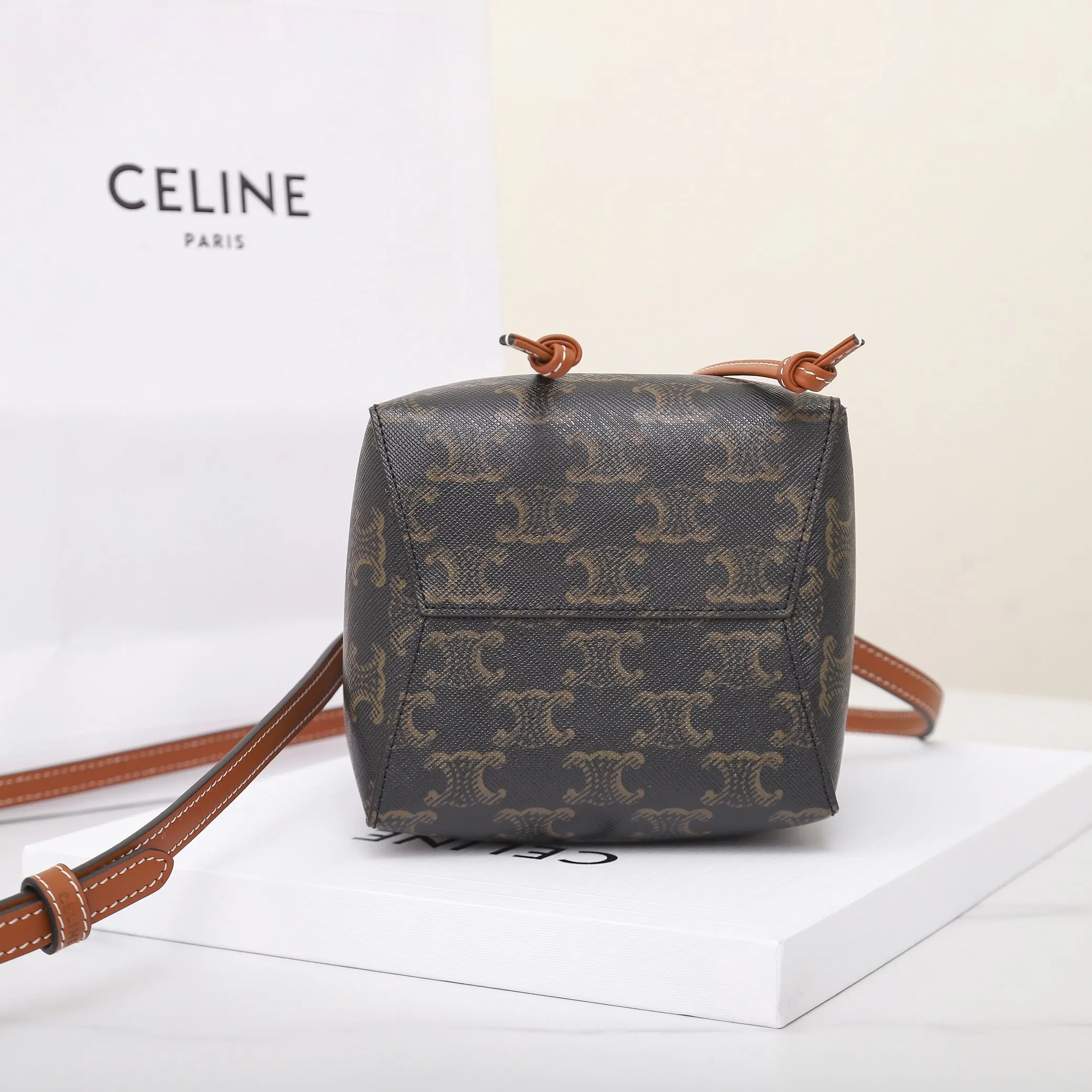 Bucket Bag Casual Leather