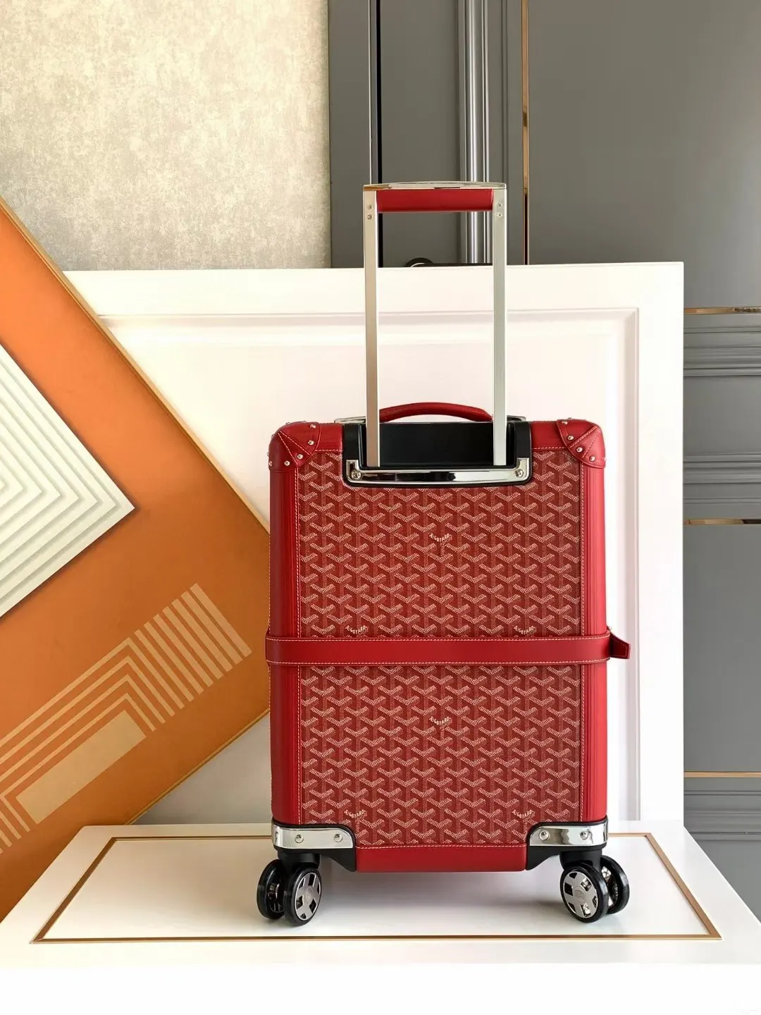 Goyard 戈雅 寸登机箱 全手工精心打造 行李箱 旅行拉杆款 輕便出行款