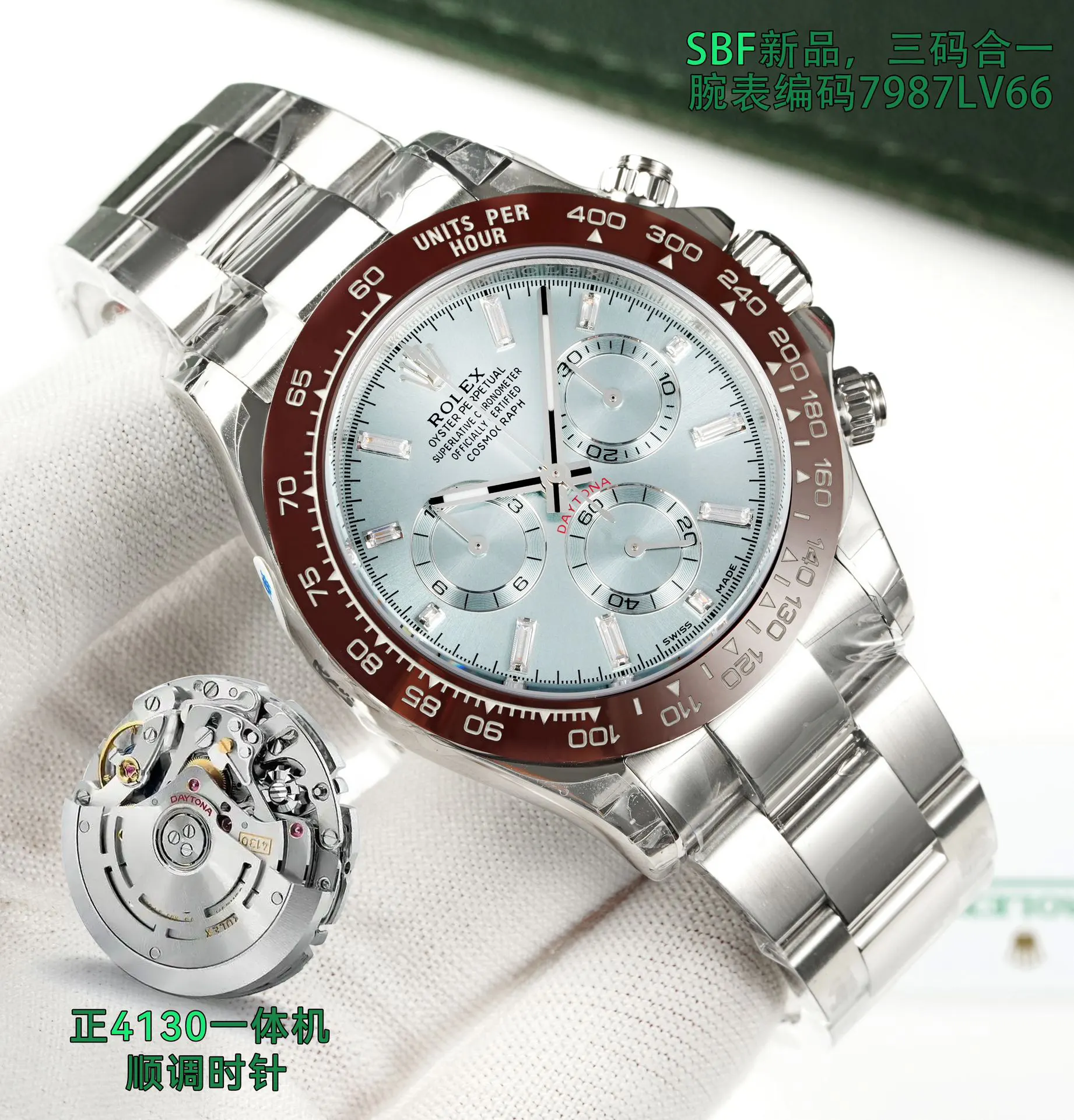 Rolex 黑色 白色 统一价 最强 SBF 迪通拿 手錶 經典腕表款