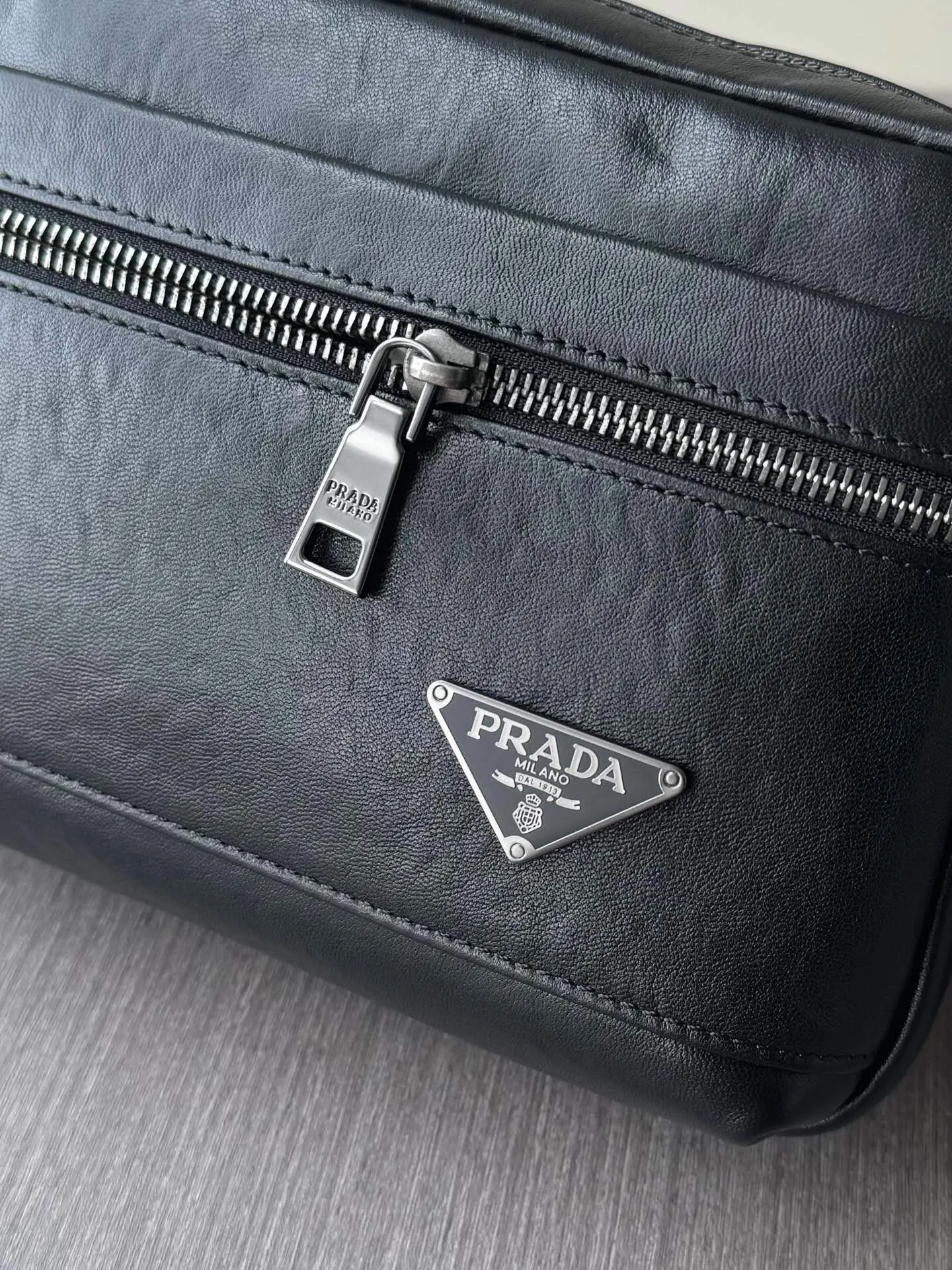 Prada Black Crossbody Bag Commuter Leather
