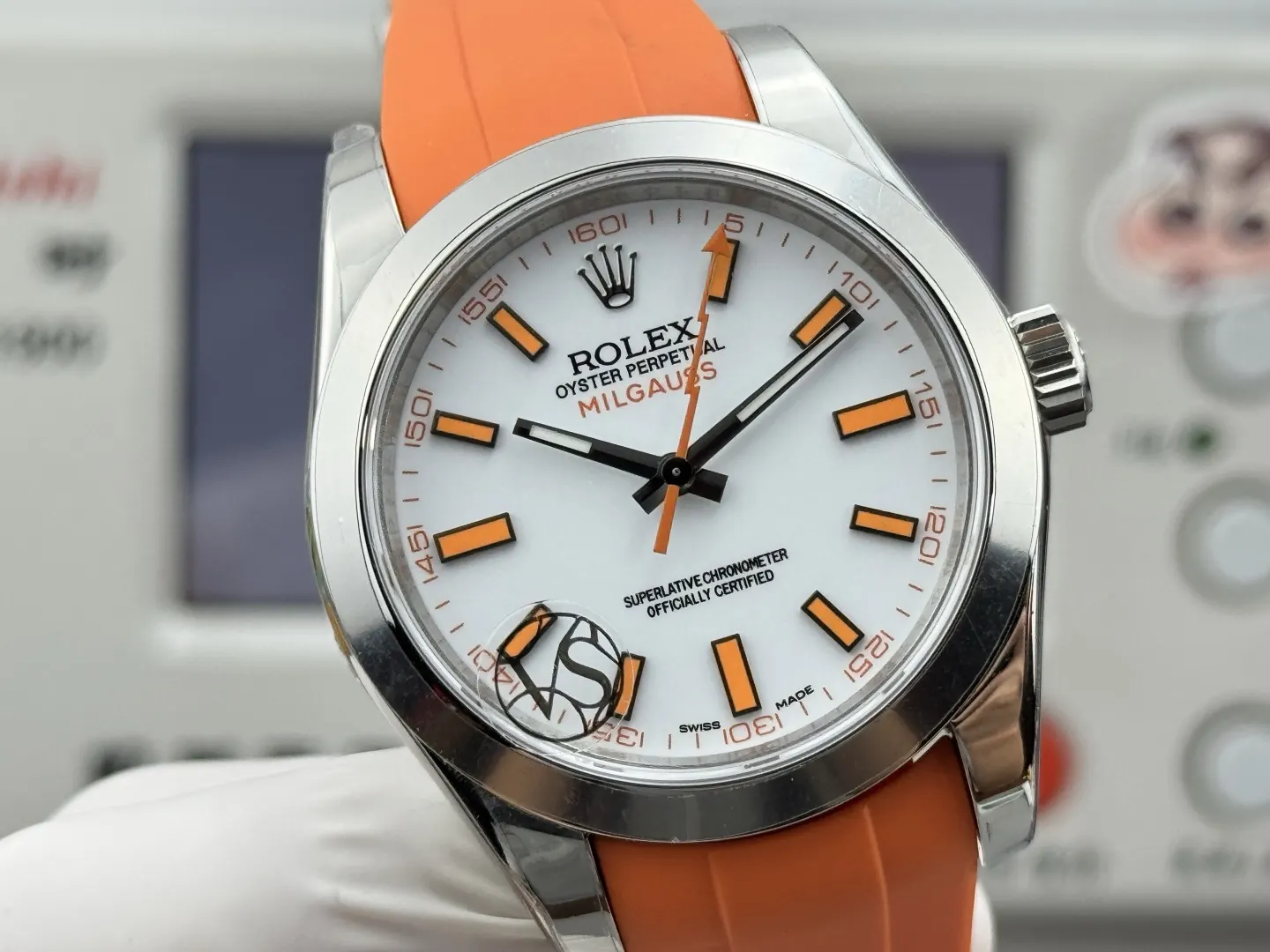Rolex 藍色 綠色 VS格磁系列 闪电 綠面 藍面 黑面 白面 数字面 手錶 經典腕表款