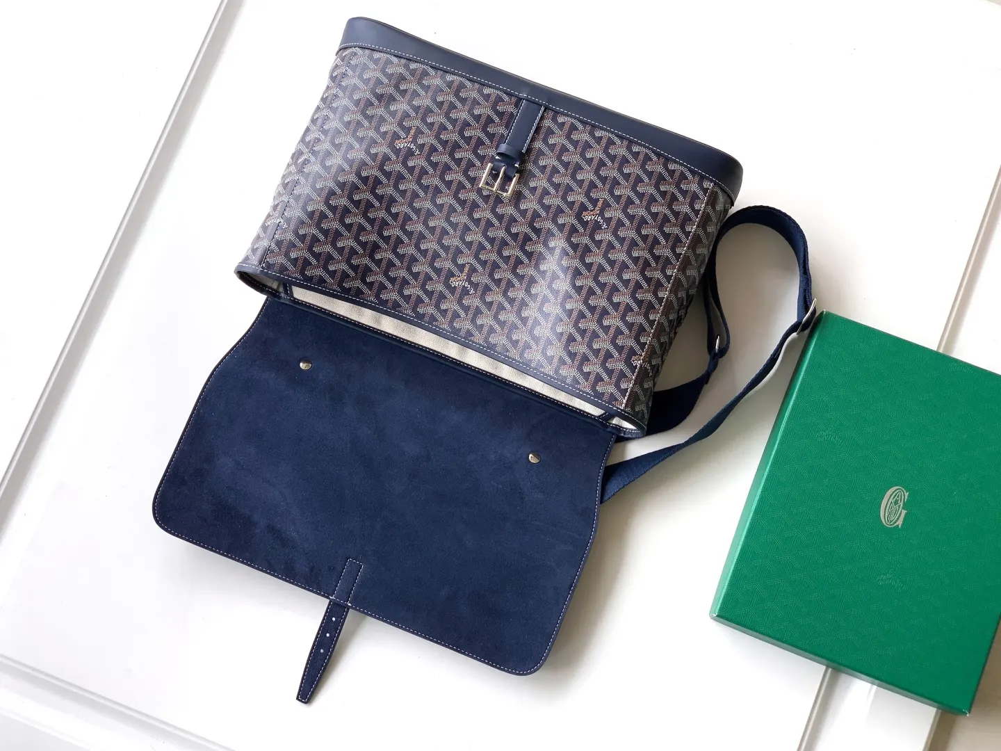 Blue Briefcase Business Commuter