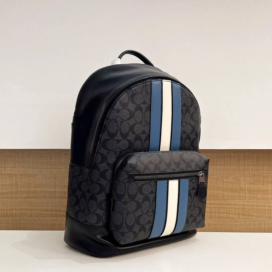 Coach 老花 牛皮 男士雙肩 雙肩包 实用雙肩款