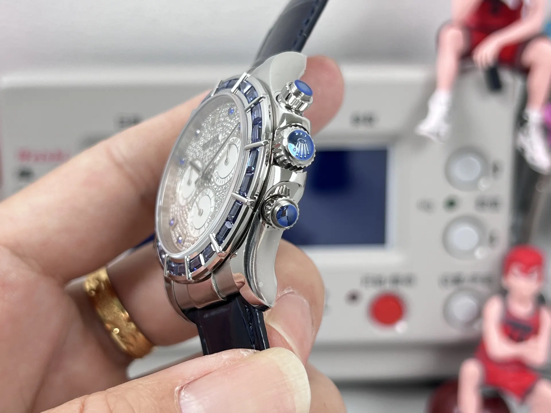 Rolex 鳄鱼皮 劳力士 蓝宝石迪通拿 改装案例 手表 经典腕表款