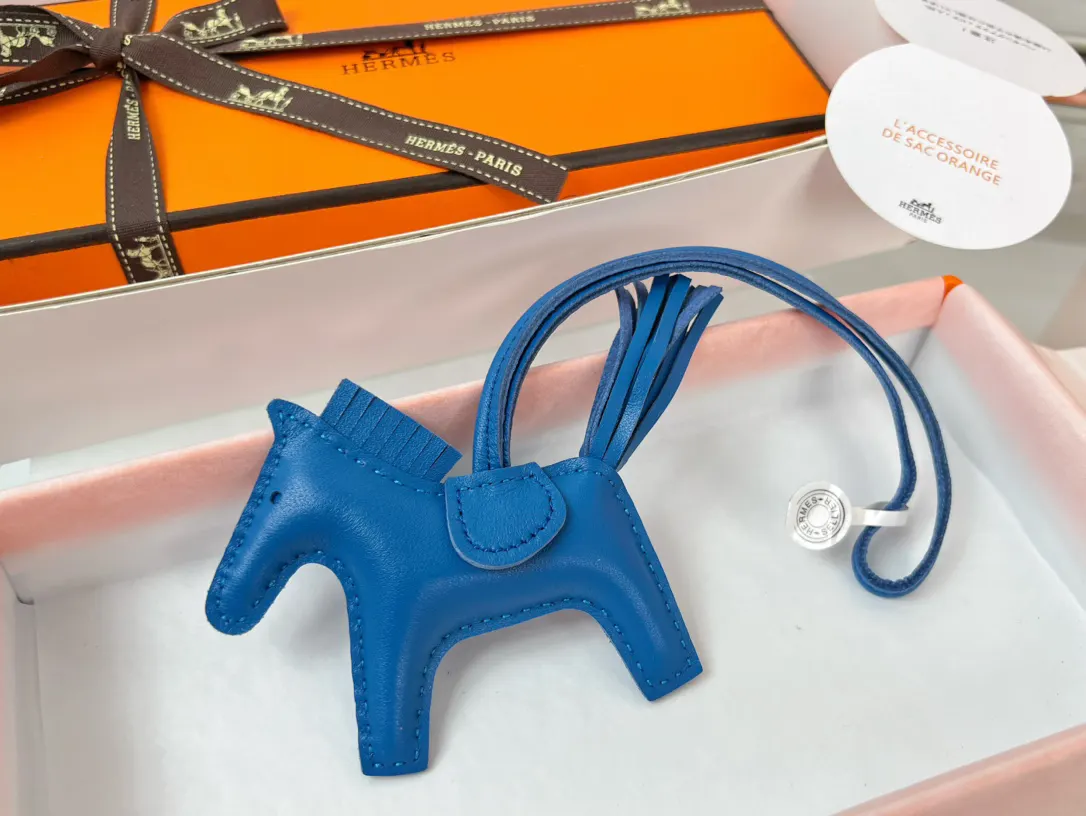 Hermès 小羊皮 挂件 精致配饰 吊坠