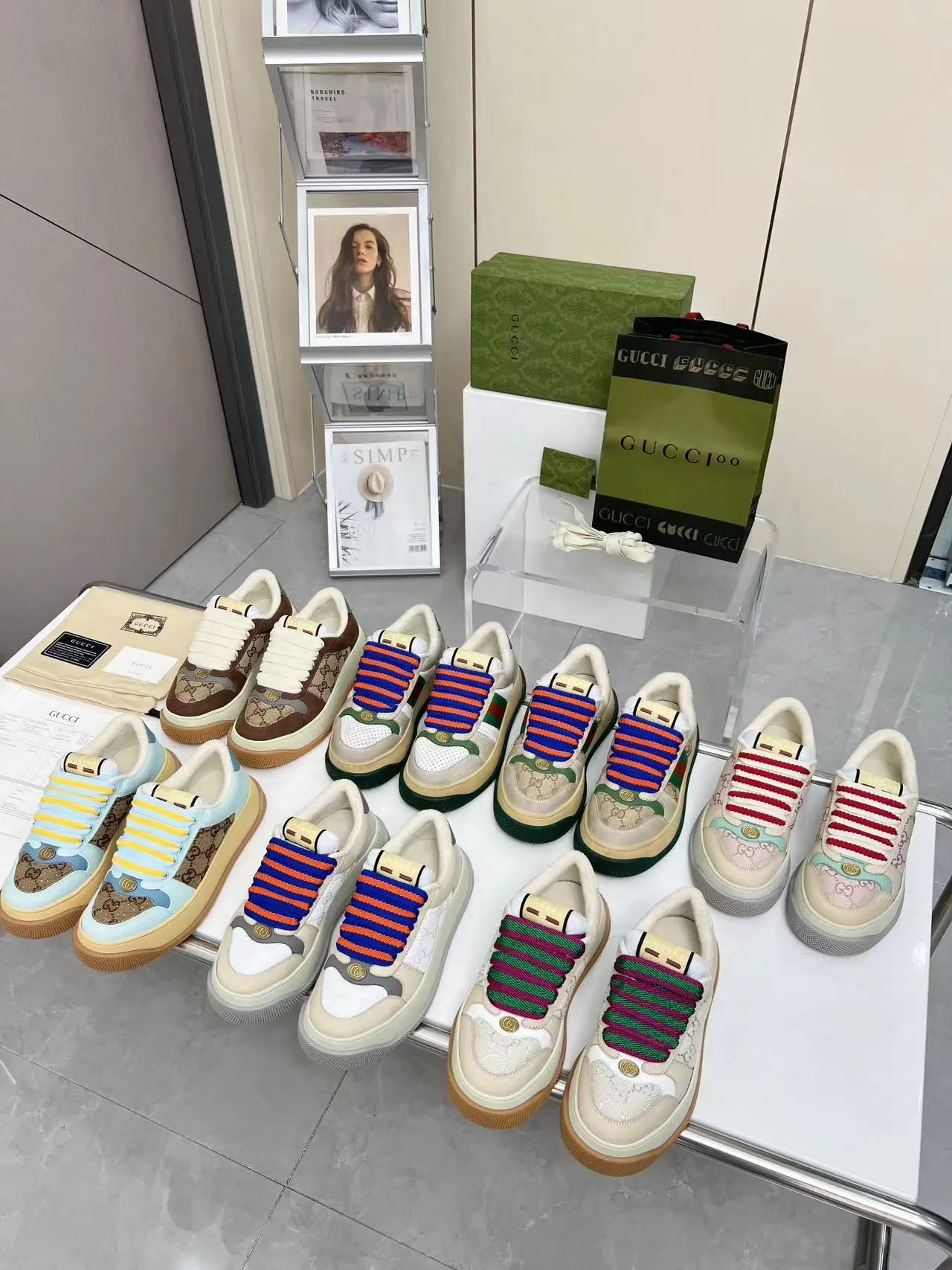 Gucci Logo休闲运动鞋 百搭款