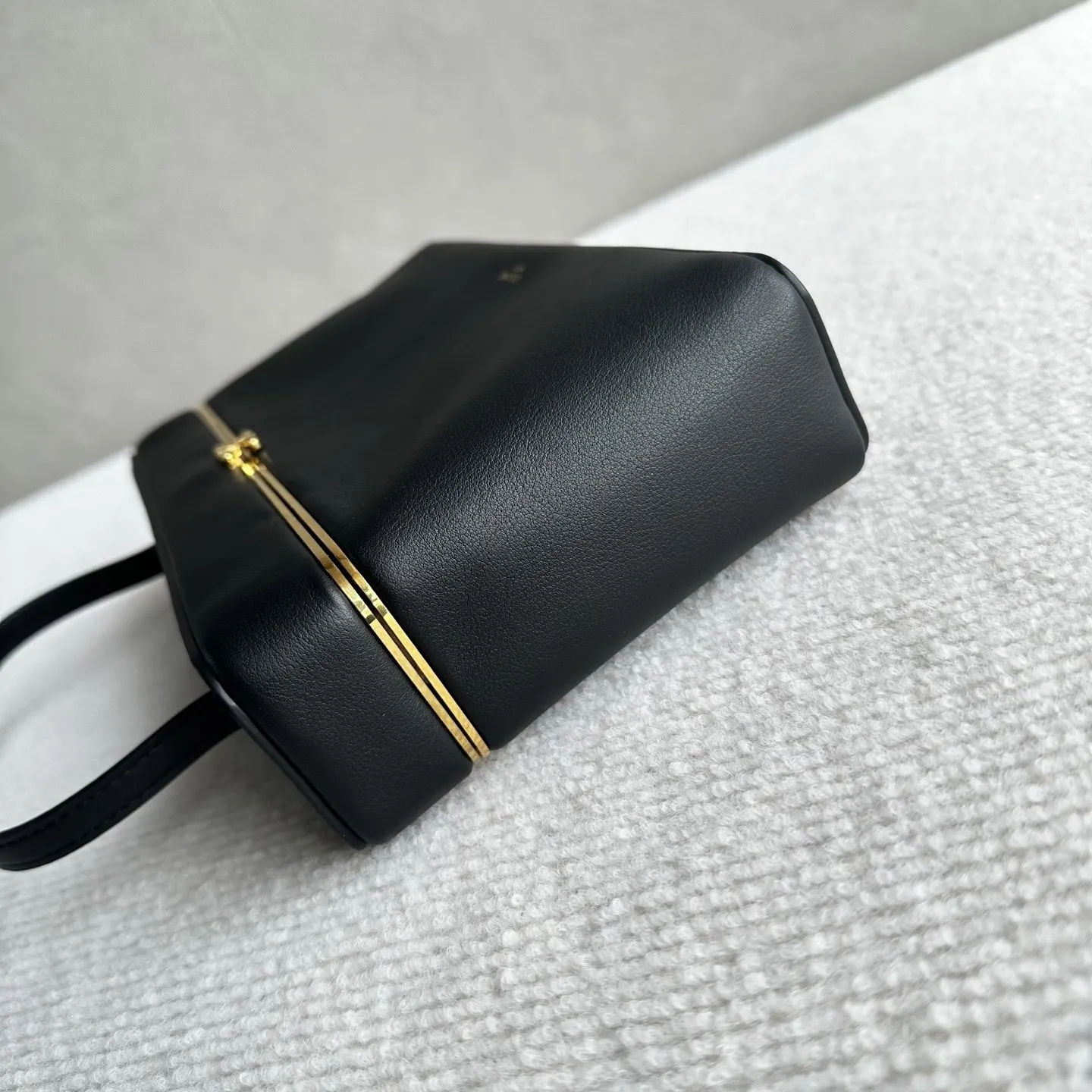 Black Red Cosmetic Pouch