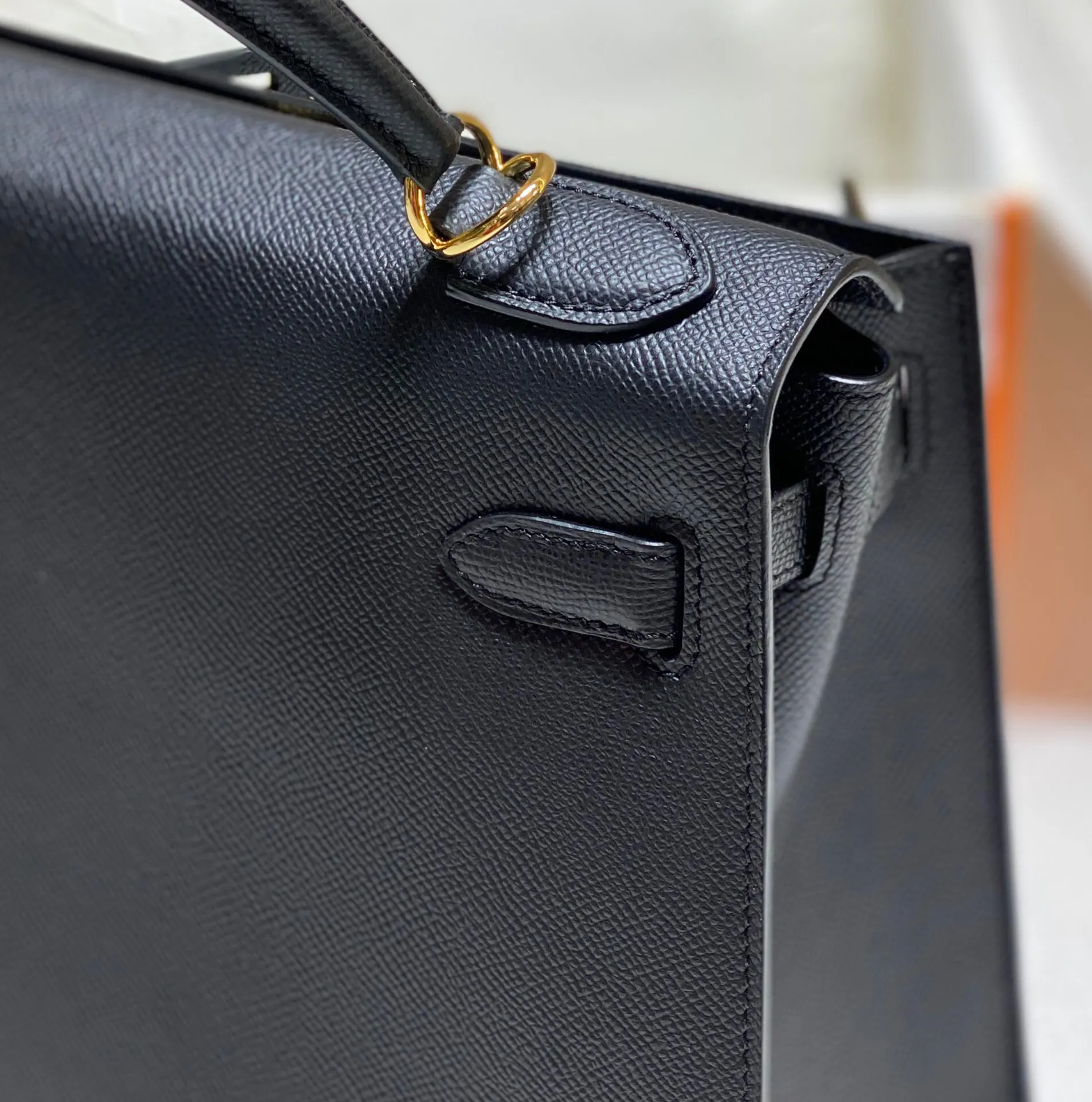 Hermès Kelly 黑色 手提包 25cm