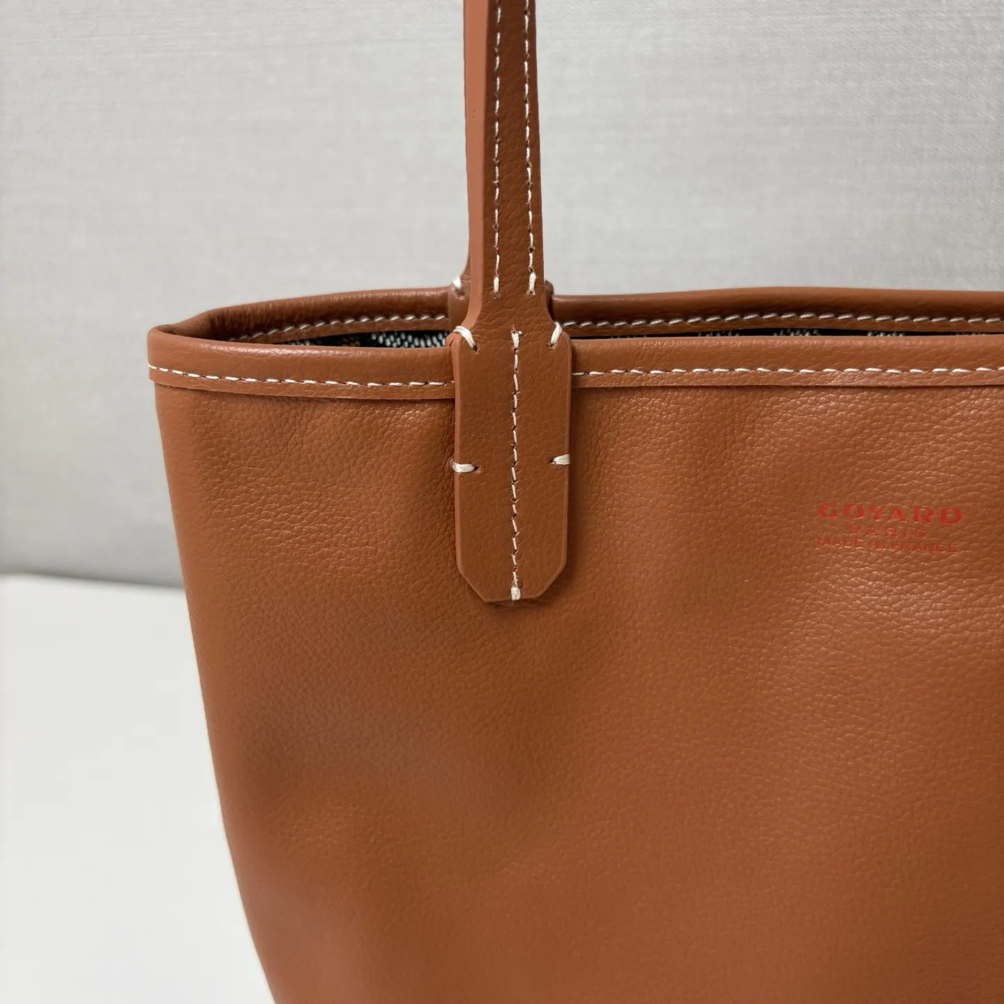 Goyard Brown Top Handle Bag Commuter