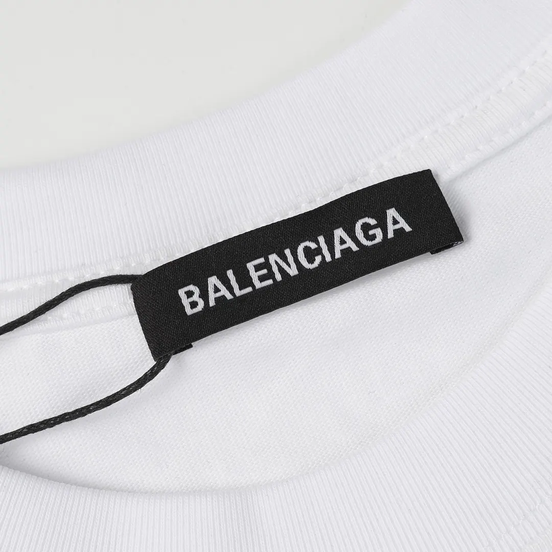 Balenciaga Black Short Sleeve T-Shirt Loose