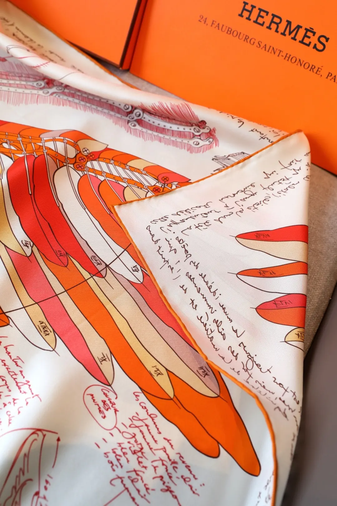 Hermès 丝巾 精致配饰