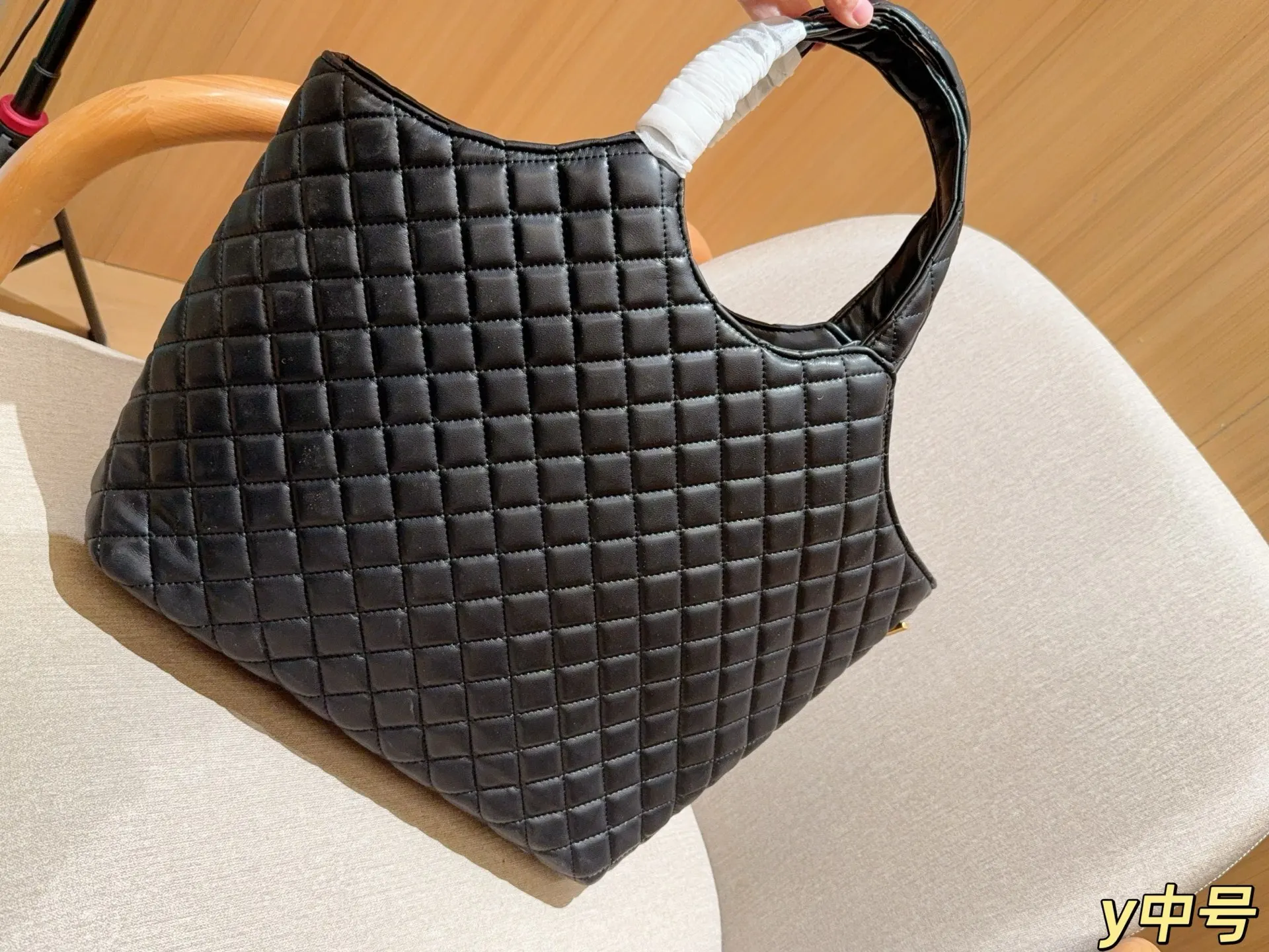YSL 中号 无盒 Gaby绗缝纹路购物袋 lc 托特包 大容量托特款
