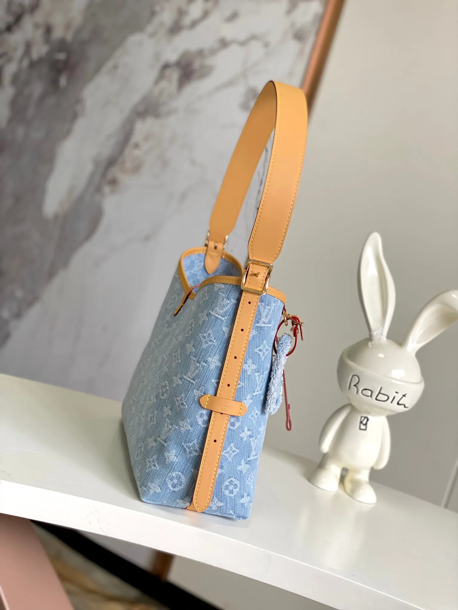 Blue Clutch Bag Canvas