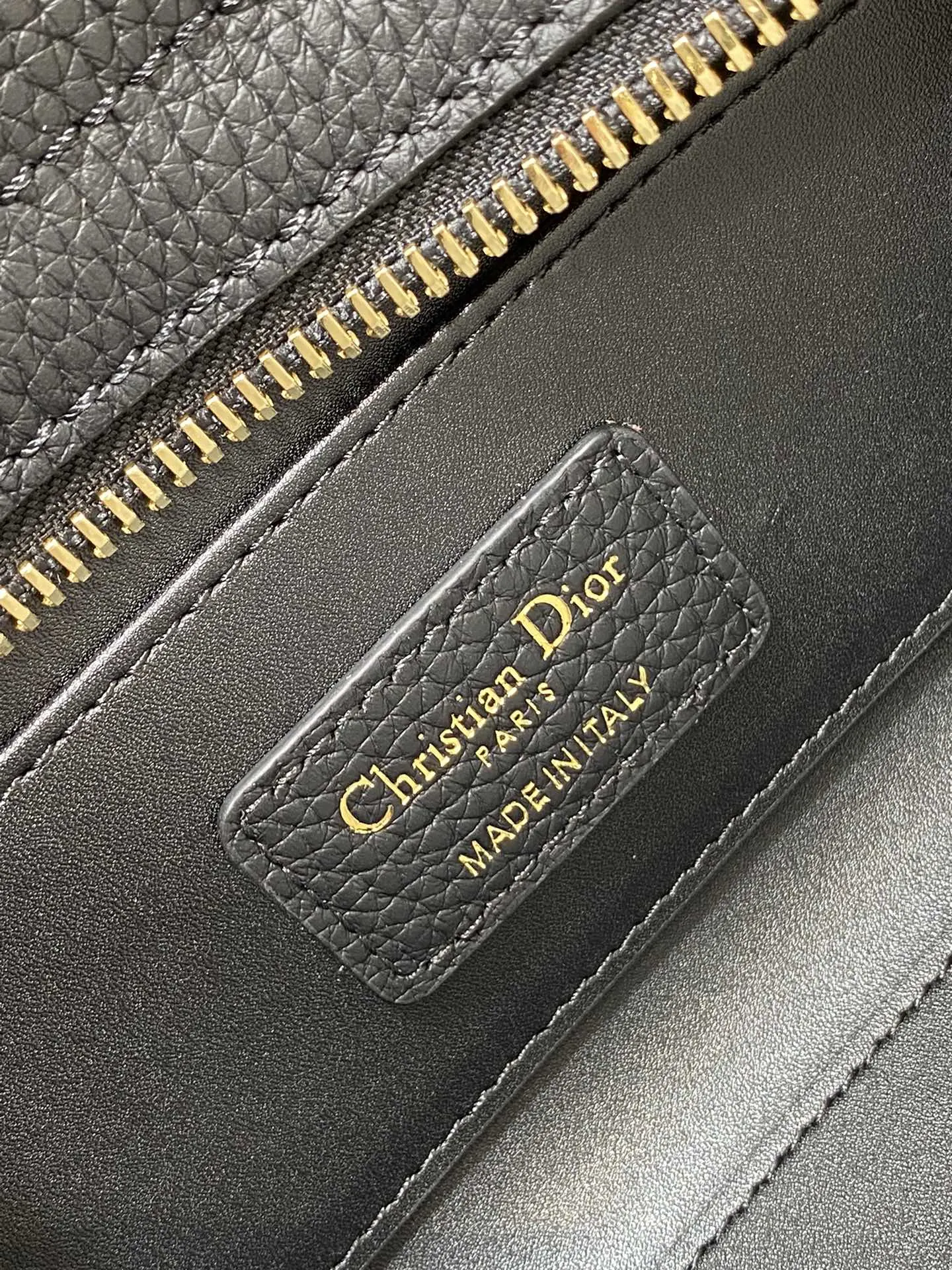 Dior 黑色 牛皮 进口 牛皮横款戴妃包 Lady 手提包 通勤手提款