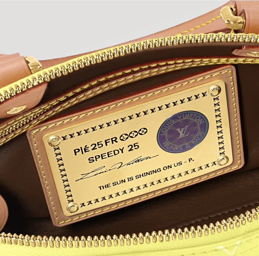 LV 黄色彩色老花Speedy手袋 小号款｜ORBUYBAG 岚奢包高端时尚精品