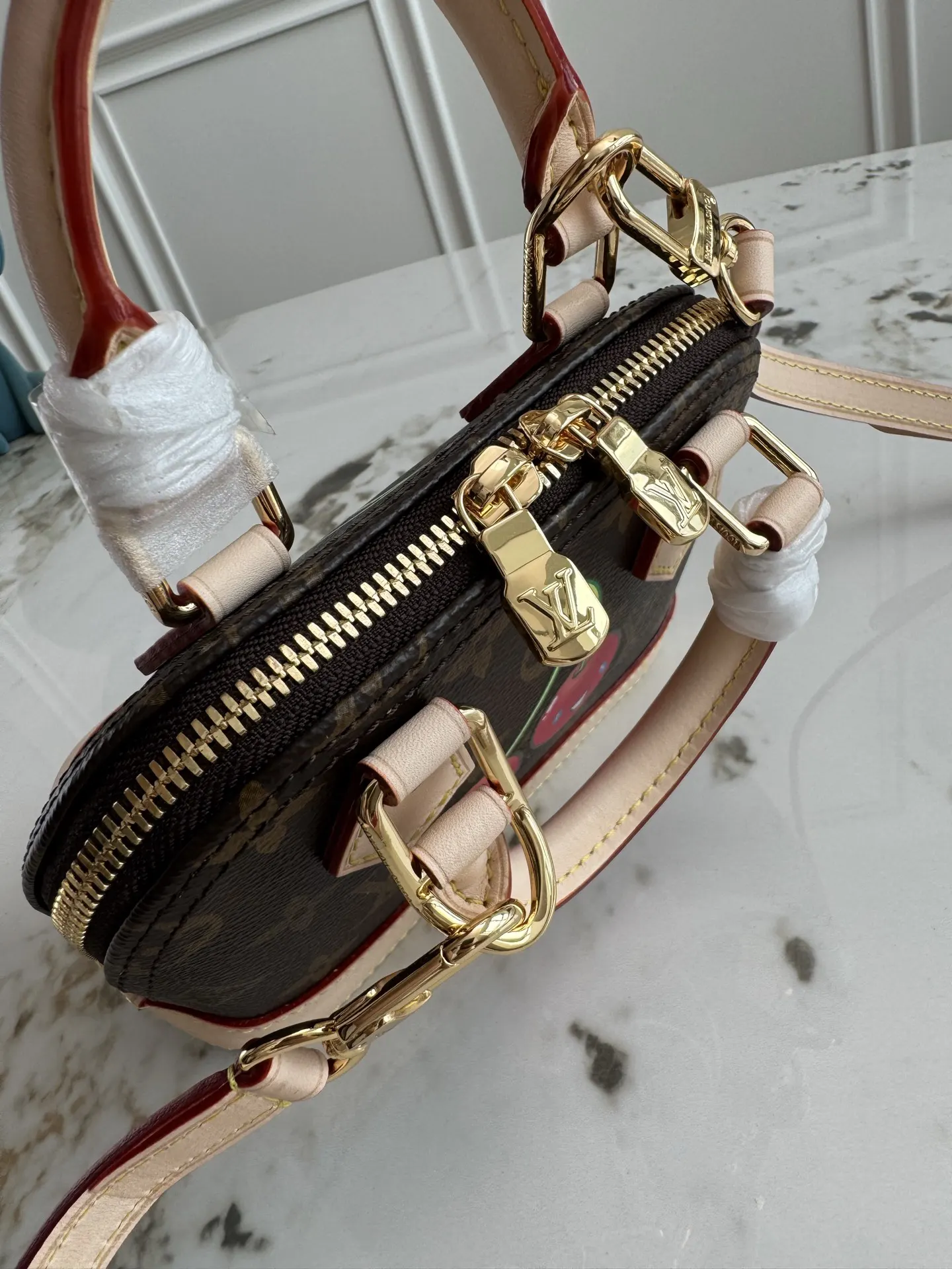 Louis Vuitton Monogram 手提包 棕色