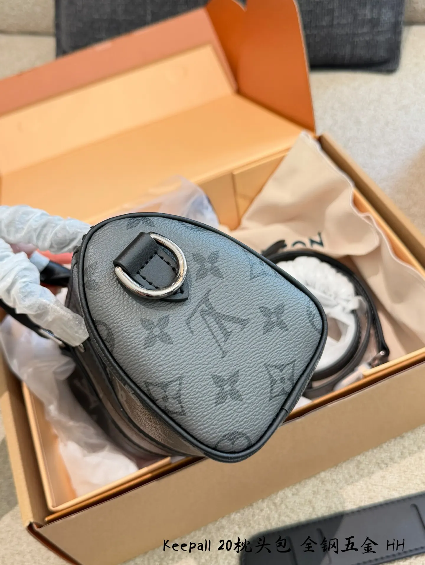 LV Keepall 黑色 牛皮 旅行袋 大容量旅行款