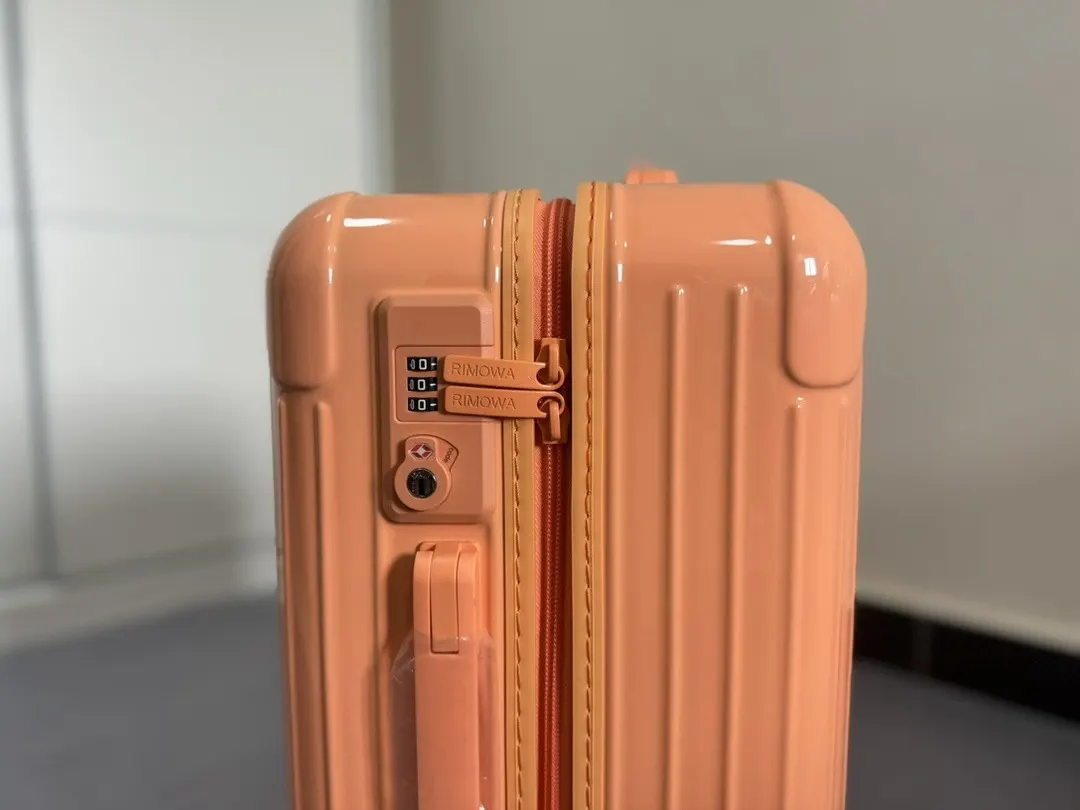 Black White Suitcase Travel Lightweight
