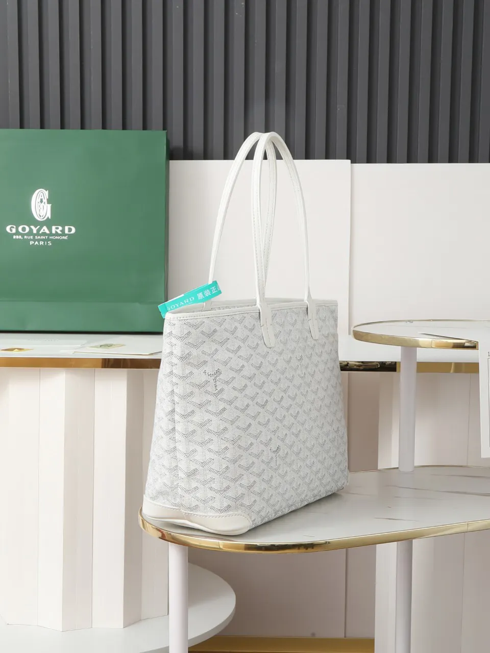 Goyard 白色 皮革 托特包 大容量托特款