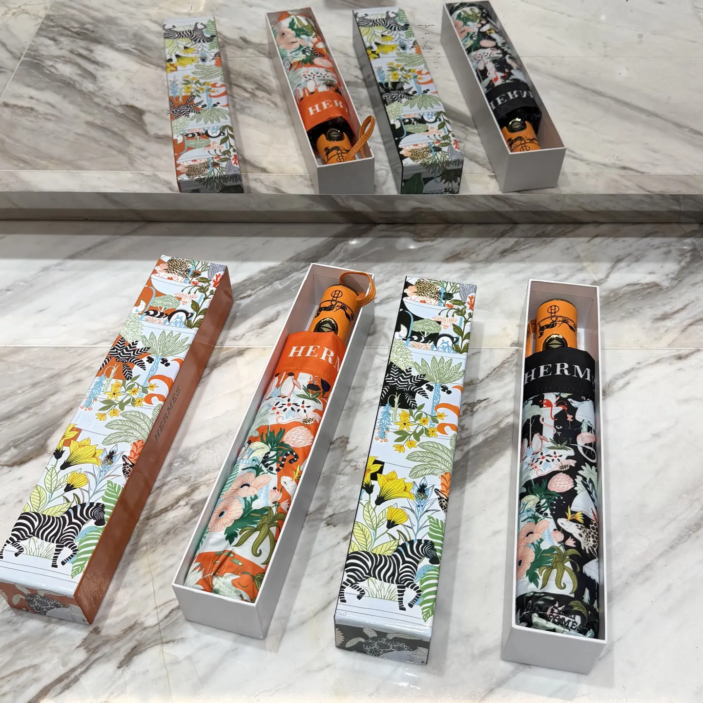 Hermès 黑色 雨伞 精致配飾
