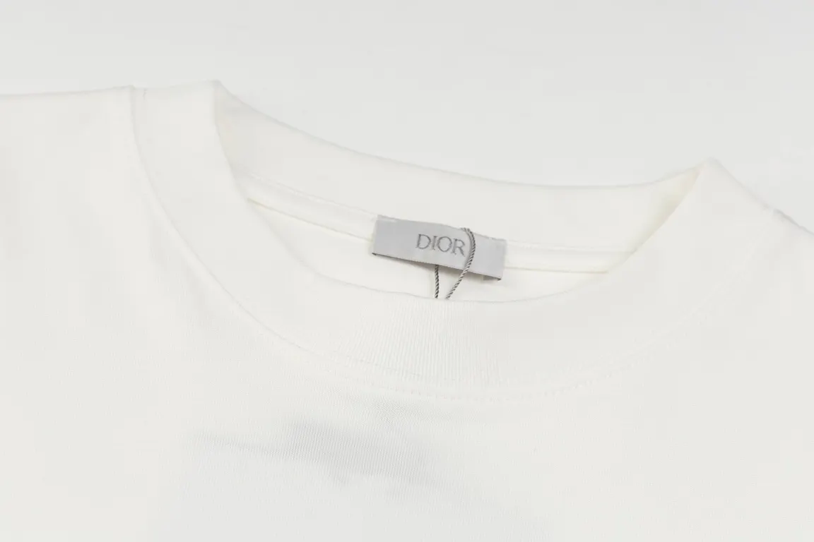 DIOR Logo 刺绣 短袖T恤 休闲百搭款