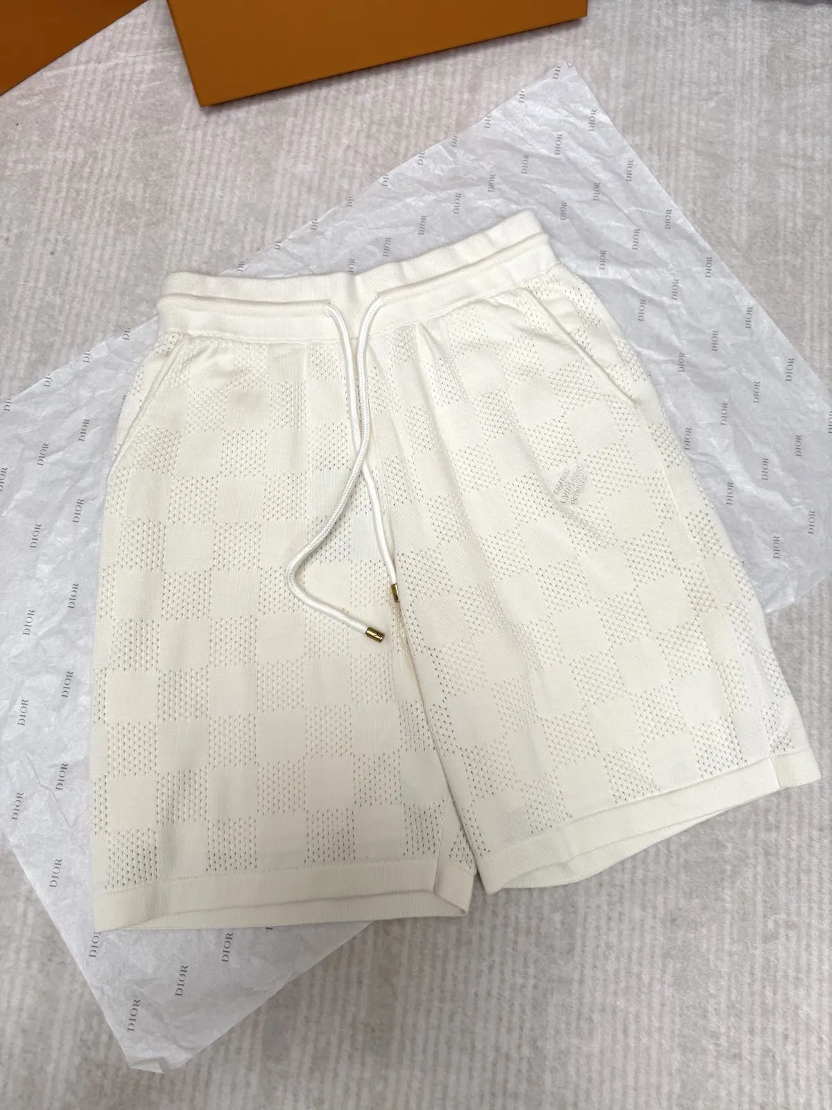 LV White Shorts Image 4 LV White Shorts Image 4
