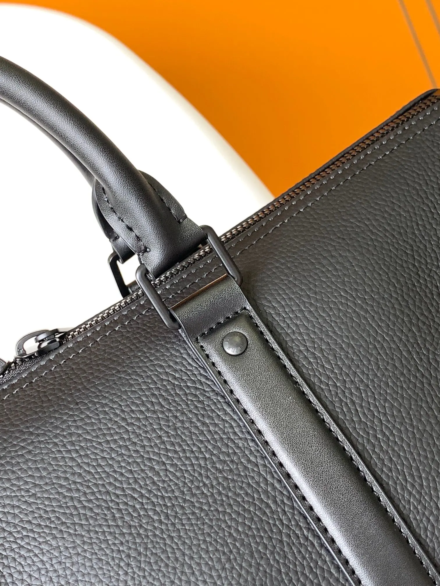 Keepall 黑色 提花 旅行袋 大容量旅行款