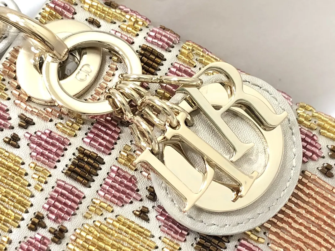 Dior Lady 白色 羊皮 收纳包 旅行收纳款