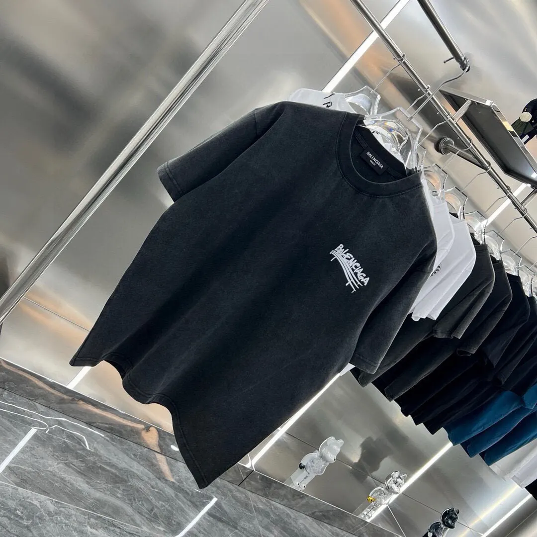 Balenciaga 黑色 Logo 短袖T恤