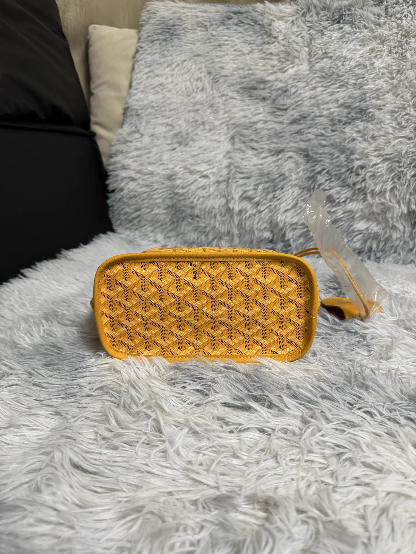 Yellow Tote Bag Leather