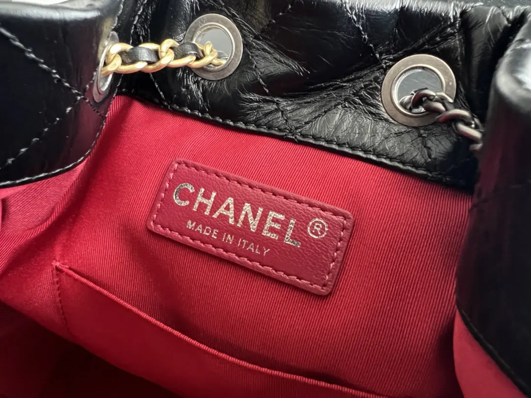 Chanel Oil Wax Sheepskin Flap Chain Bag One Shoulder Cross Image 9 Chanel Oil Wax Sheepskin Flap Chain Bag One Shoulder Cross Image 9