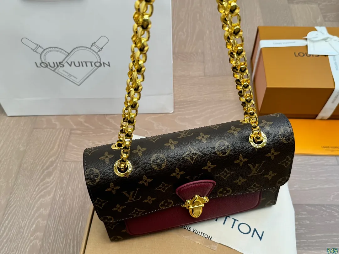 LV 經典秀款 victoi 鏈條包 精致鏈條款