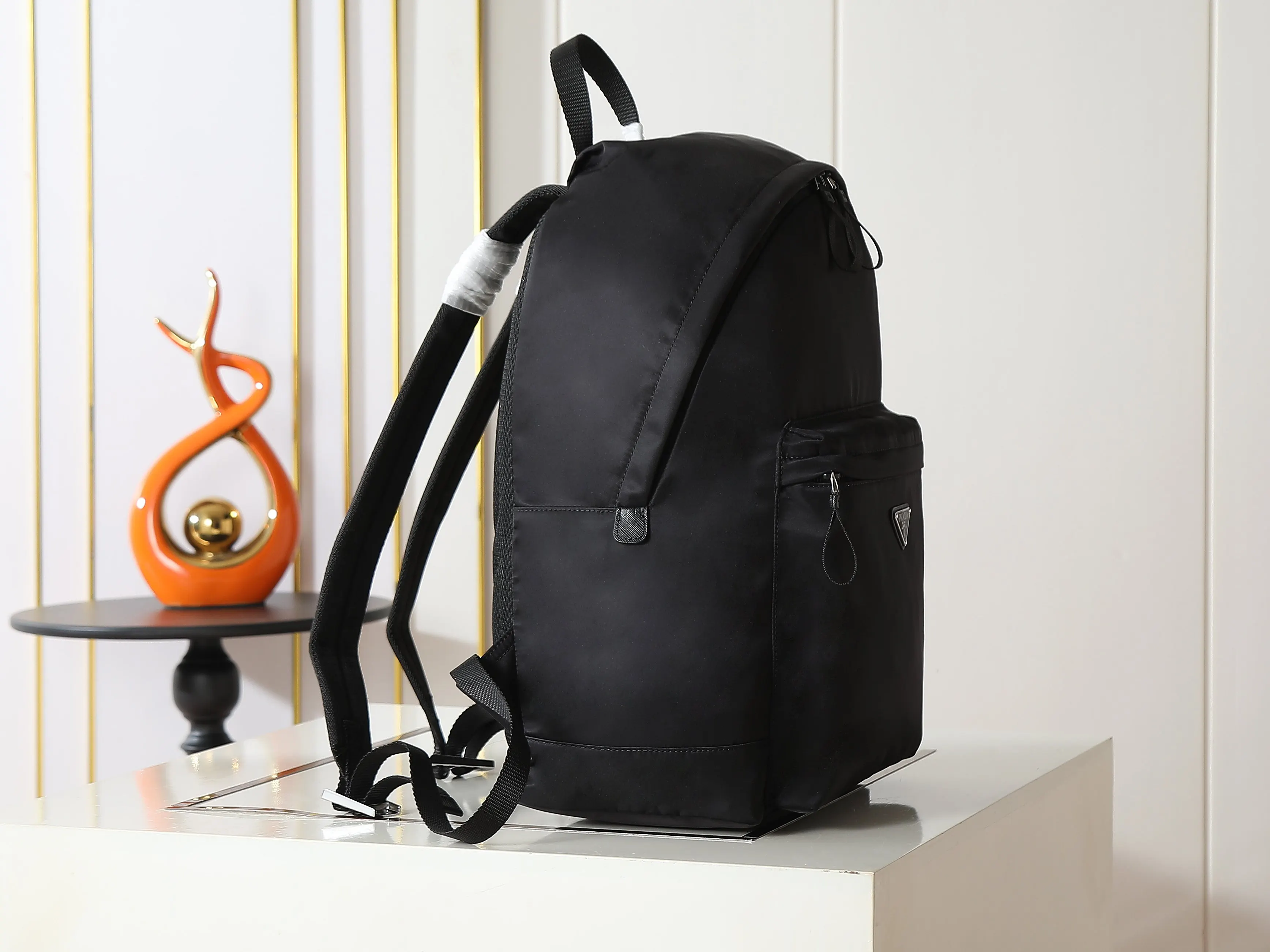 Prada Re-Nylon 2VZ071 Leather Saffiano Backpack