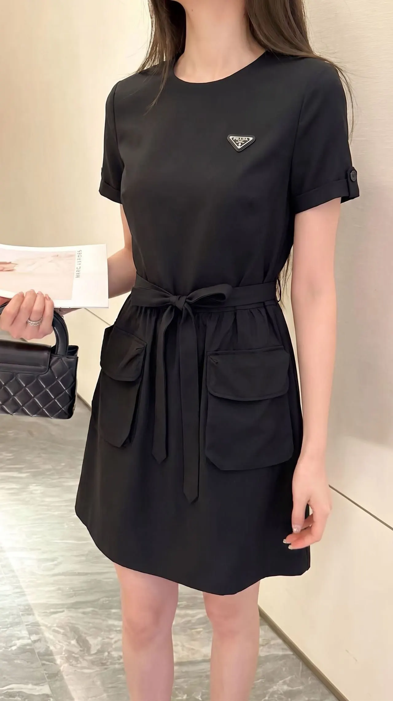 Prada 連衣裙 修身气质